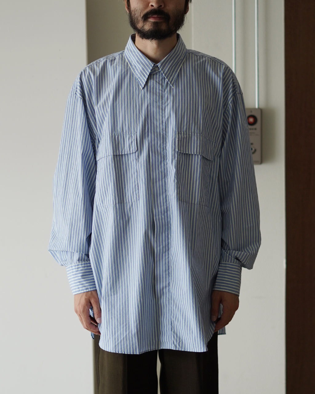 Fly Front 3 Button Shirt MPSM-2001S