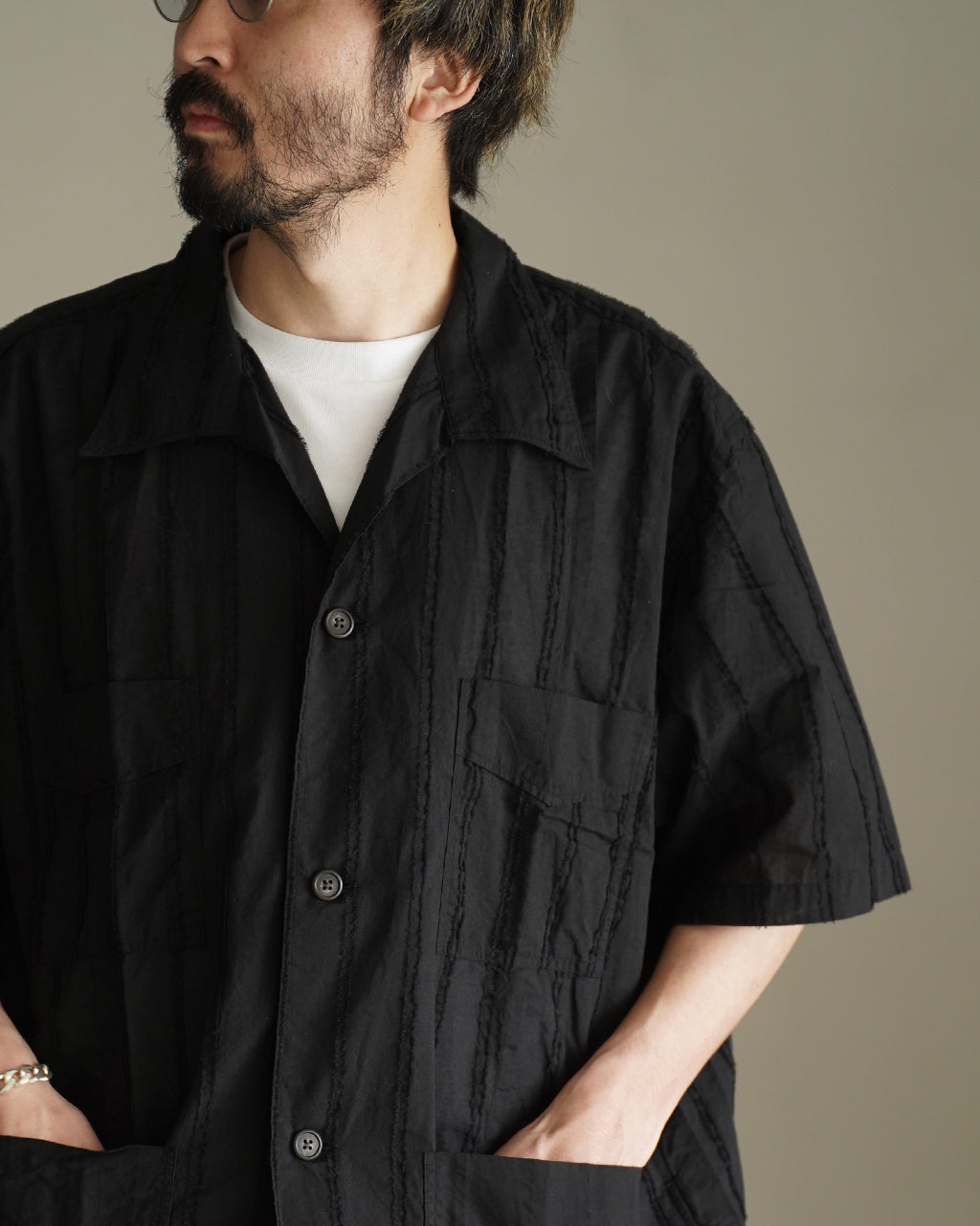 Marvine Pontiak Shirt Makers Bubbly SH MPSM-2204S 半袖 キューバシャツ|Crouka(クローカ)
