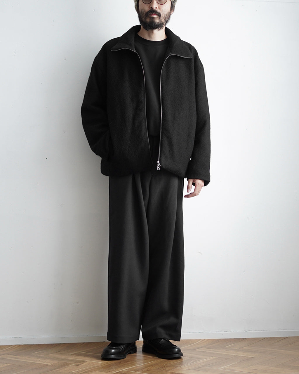 ALPACA/COTTON BLOUSON 2502-090