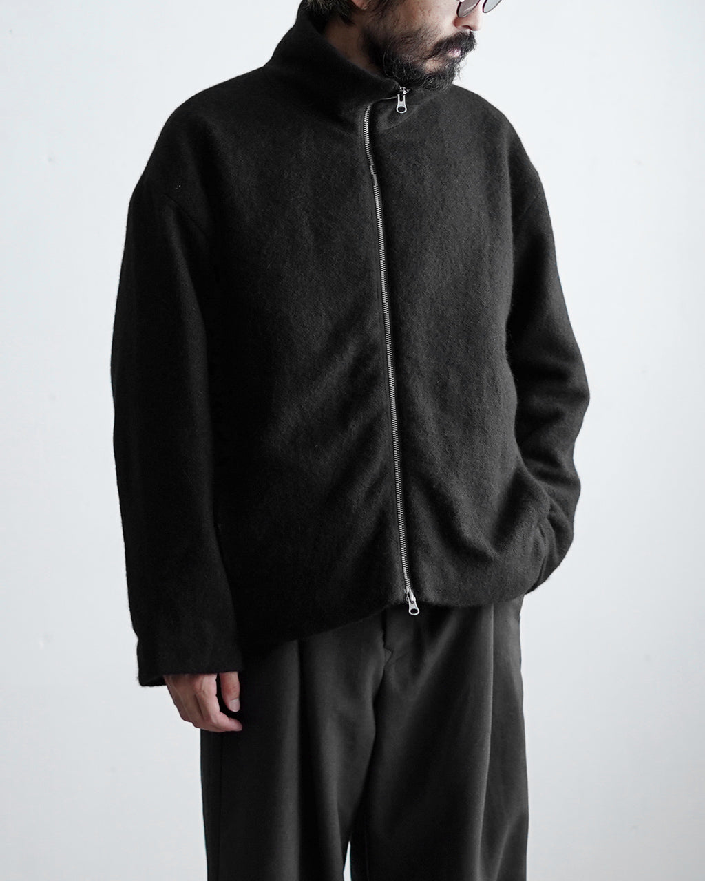 ALPACA/COTTON BLOUSON 2502-090