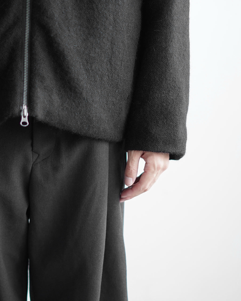 ALPACA/COTTON BLOUSON 2502-090