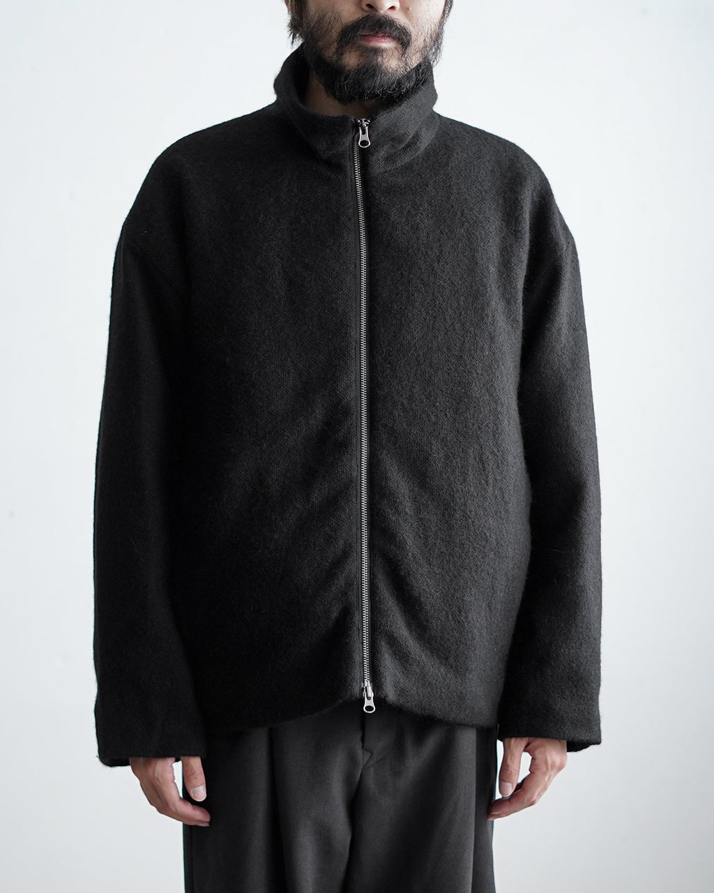 ALPACA/COTTON BLOUSON 2502-090