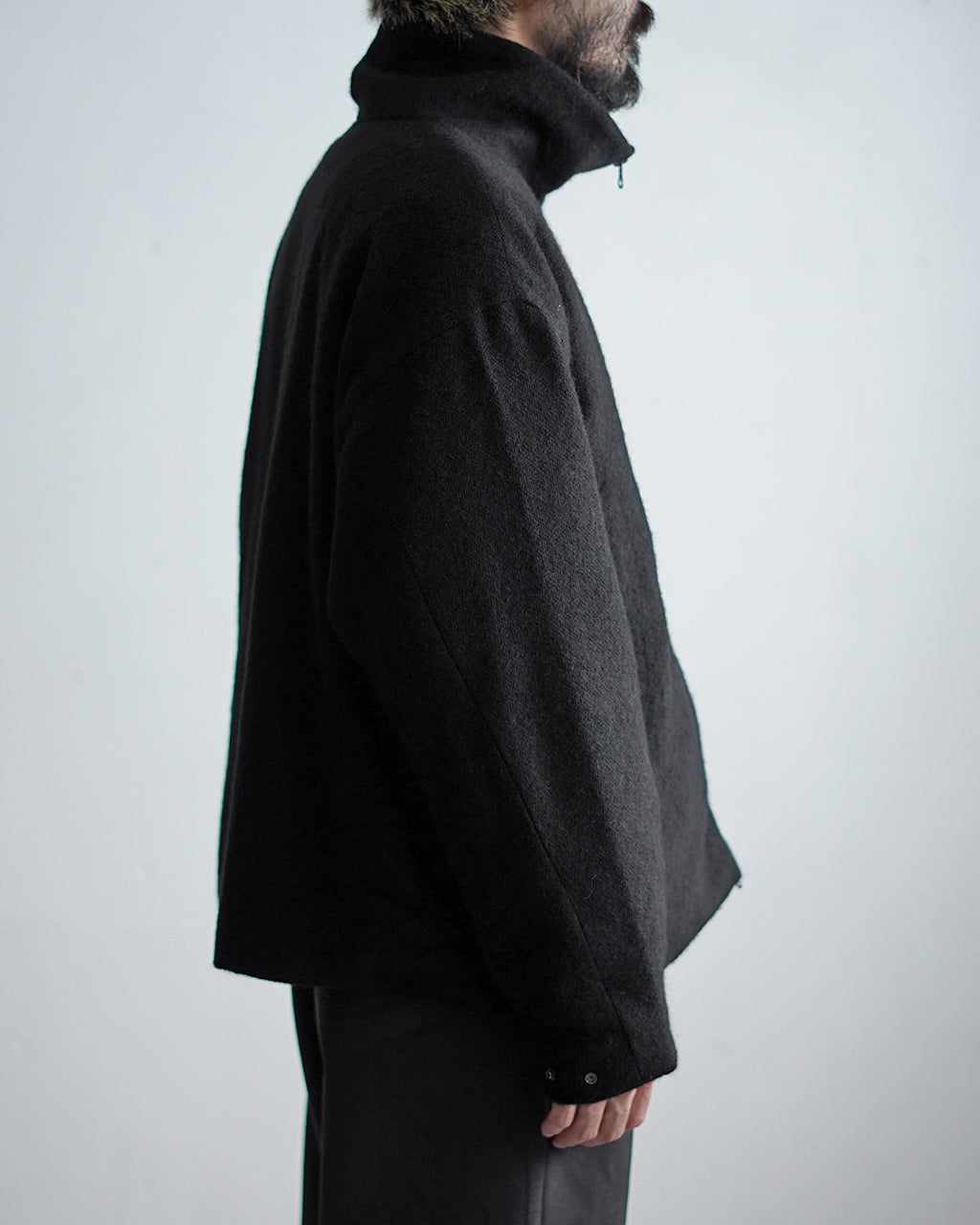 ALPACA/COTTON BLOUSON 2502-090