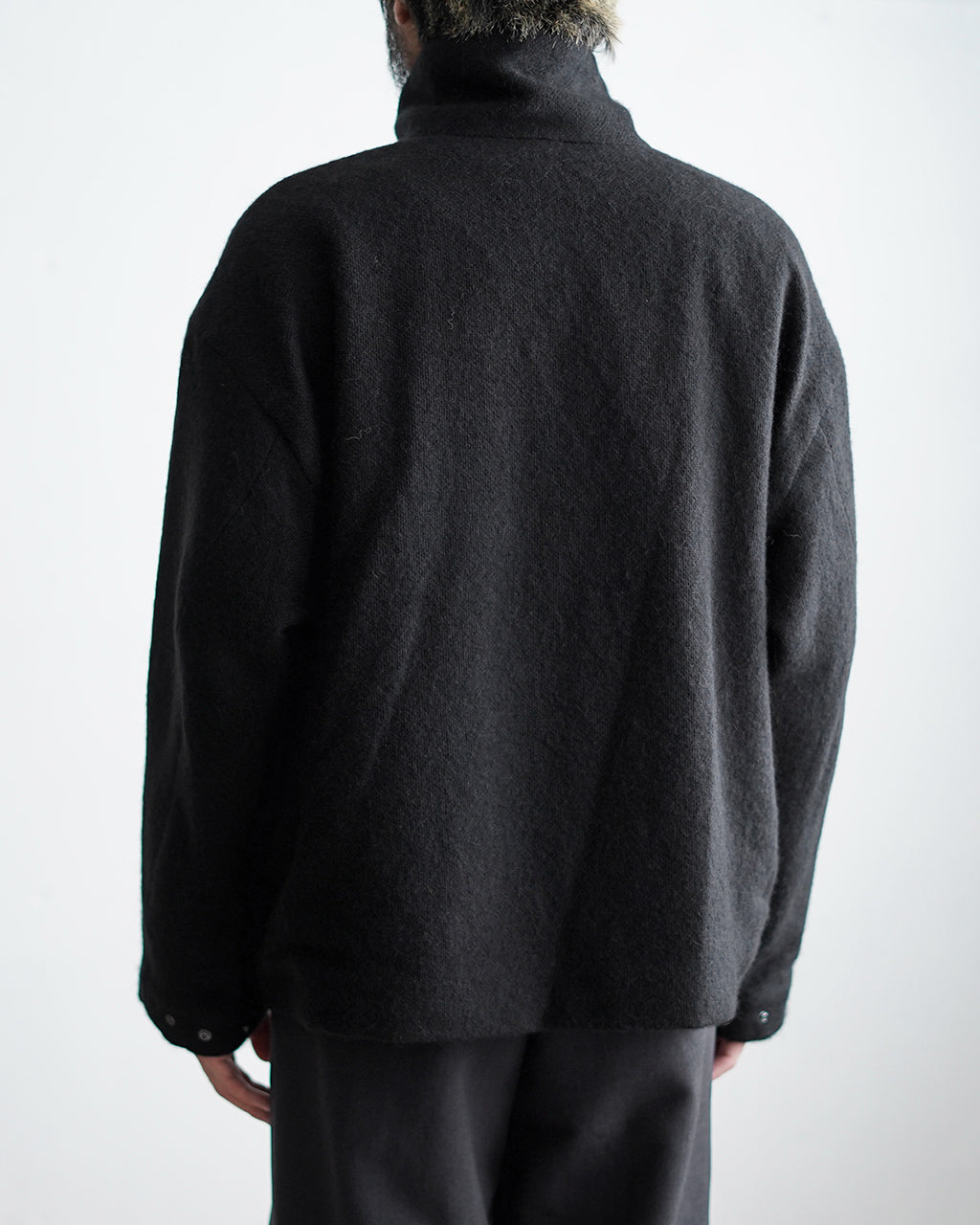 ALPACA/COTTON BLOUSON 2502-090