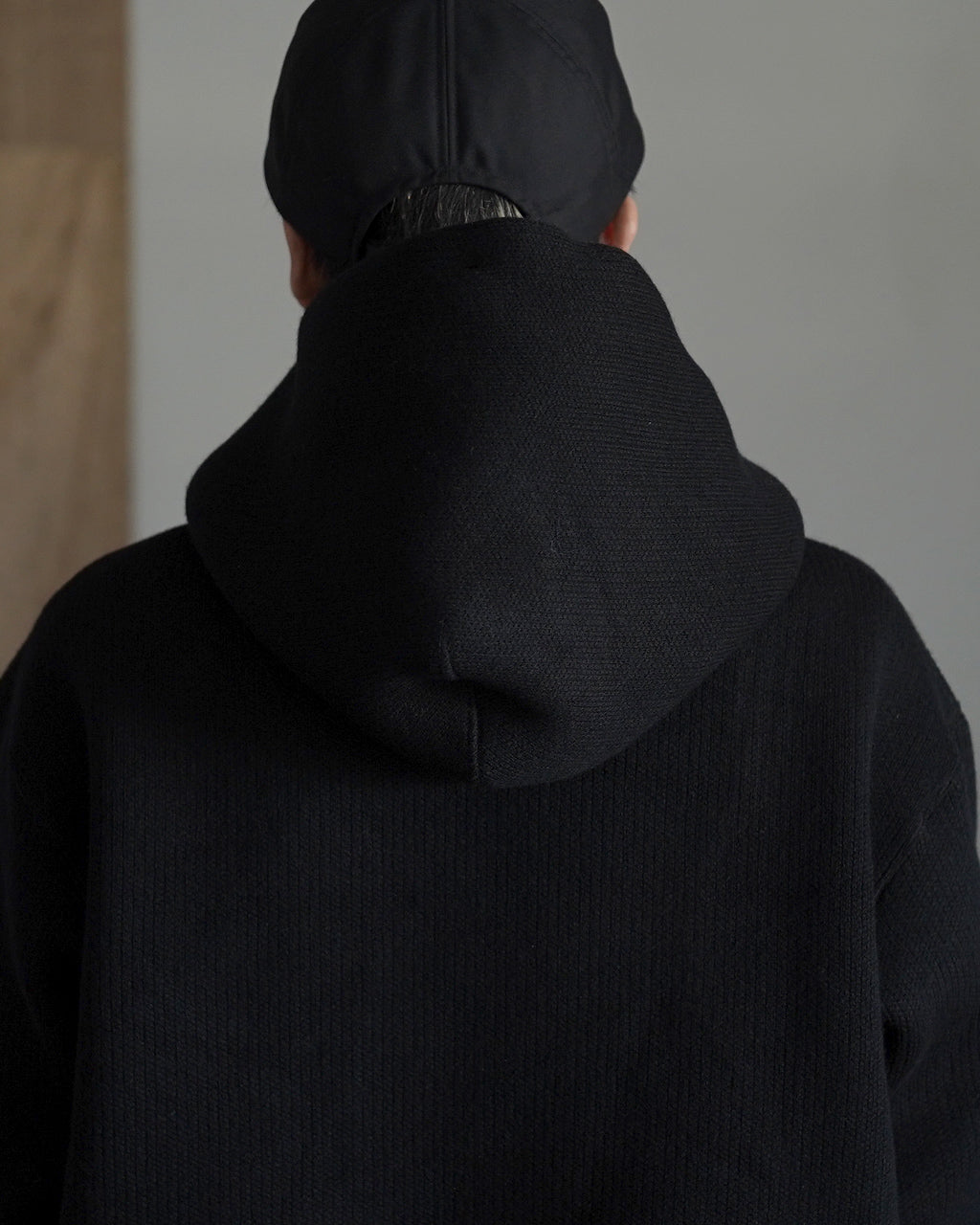 WOOL SWEAT ZIP HOODIE 2502-094