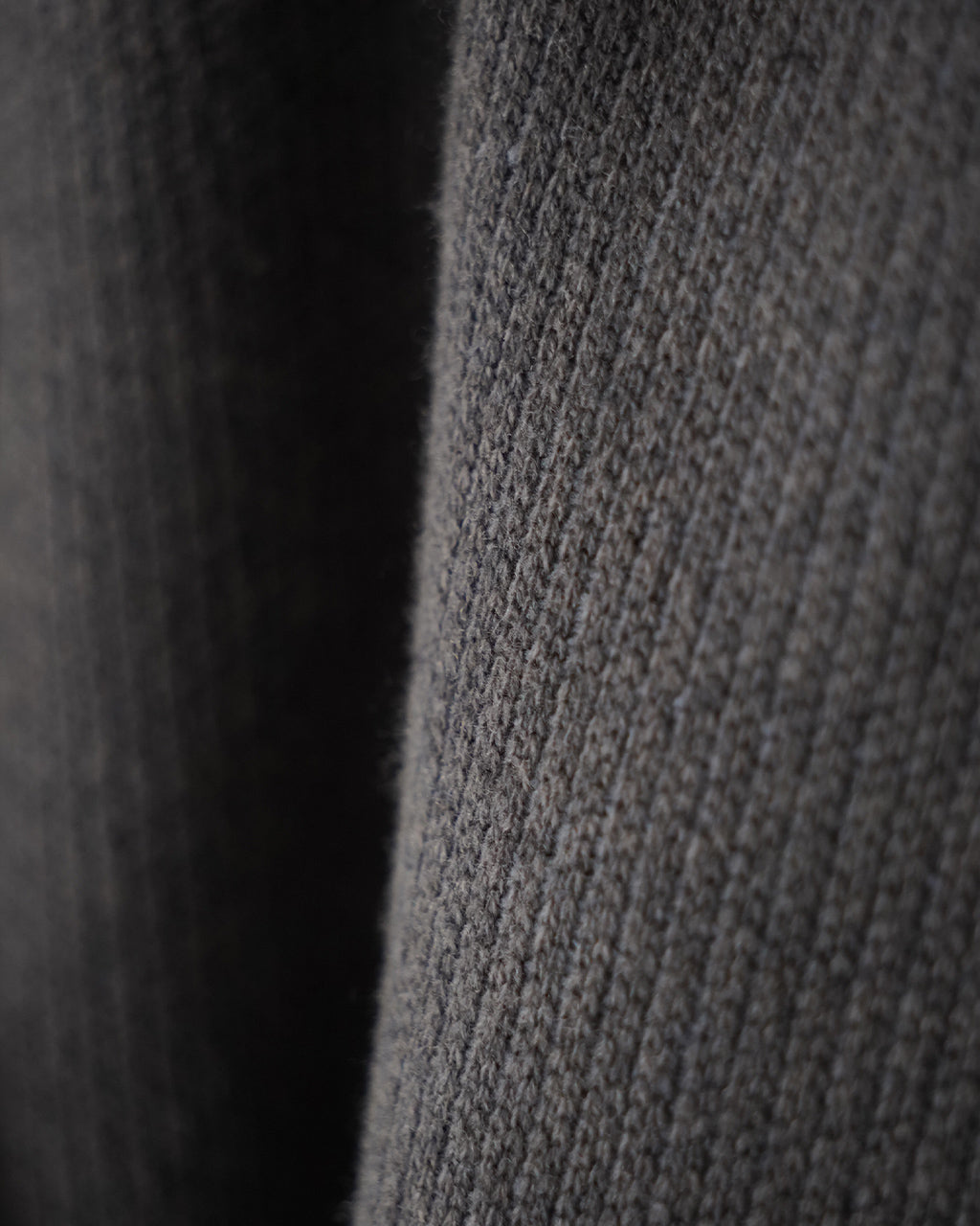 WOOL SWEAT ZIP HOODIE 2502-094