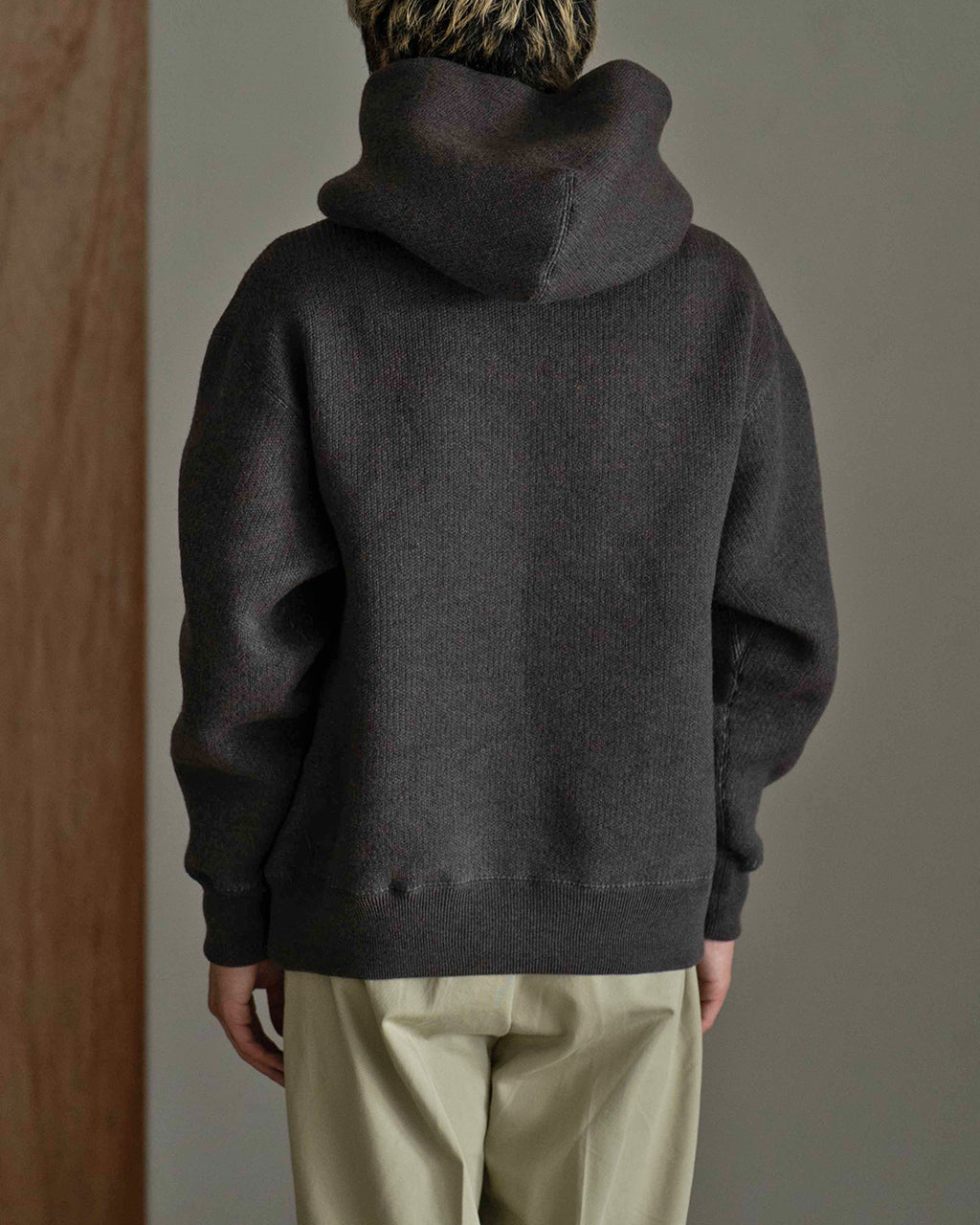 WOOL SWEAT HOODIE 2502-095