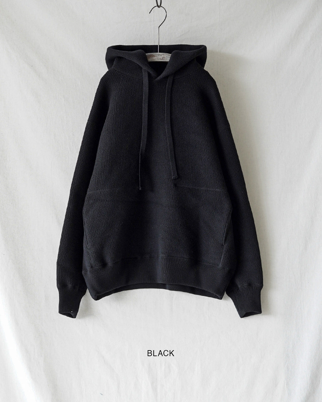 WOOL SWEAT HOODIE 2502-095