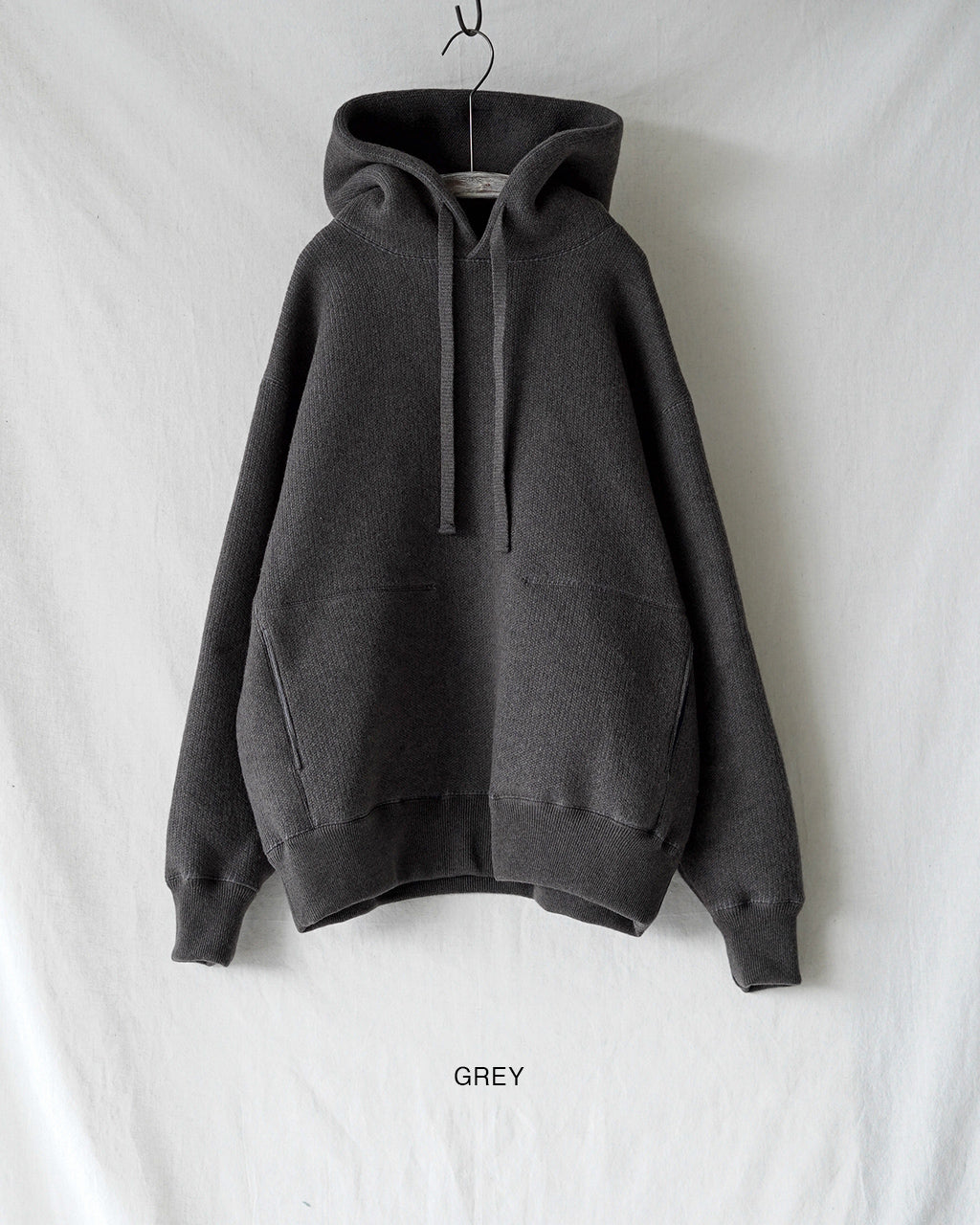 WOOL SWEAT HOODIE 2502-095