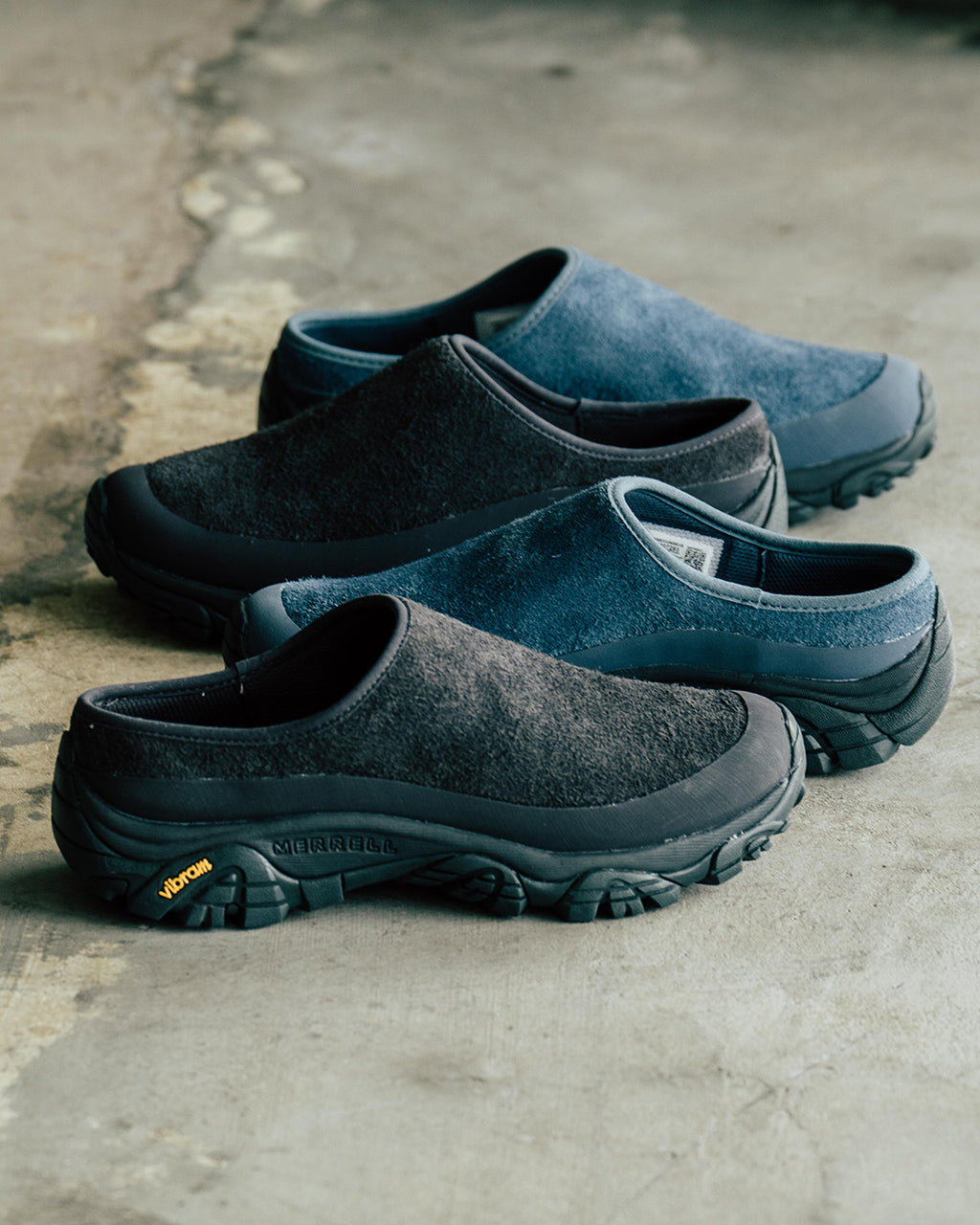MERRELL × YMC モアブ 2 スライド スリッポン シューズ MOAB 2 SLIDE × You Must Create スエード レザー J5007293 J5007295