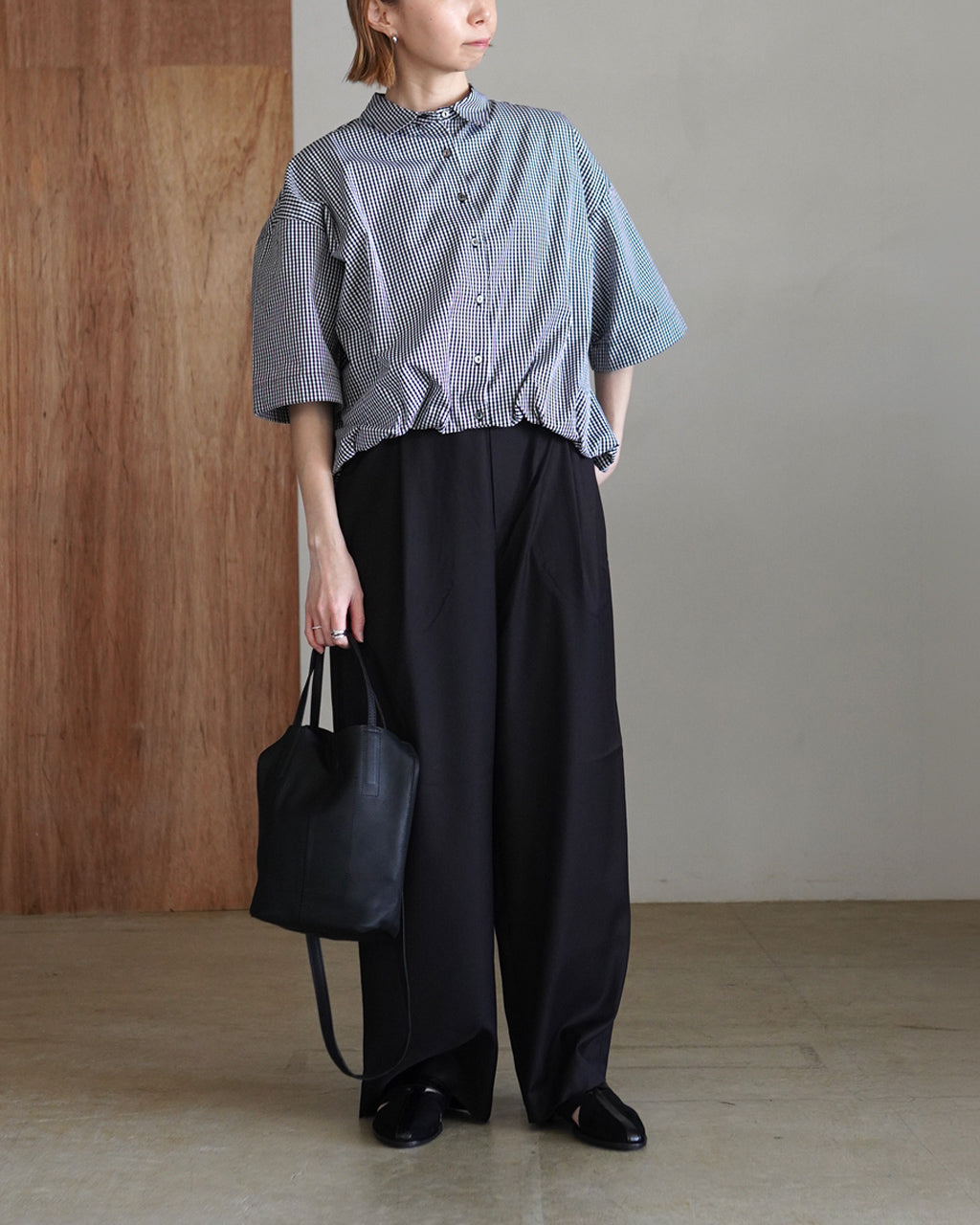 TWO TUCK SLACKS 1-260100