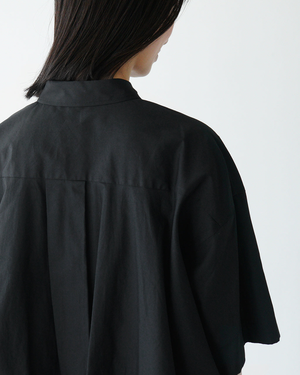 mizuiro ind ミズイロインド ハーフスリーブ バルーン シャツ half slv balloon shirt 半袖シャツ 軽量 5分袖 ブラウス 2-230080 【送料無料】