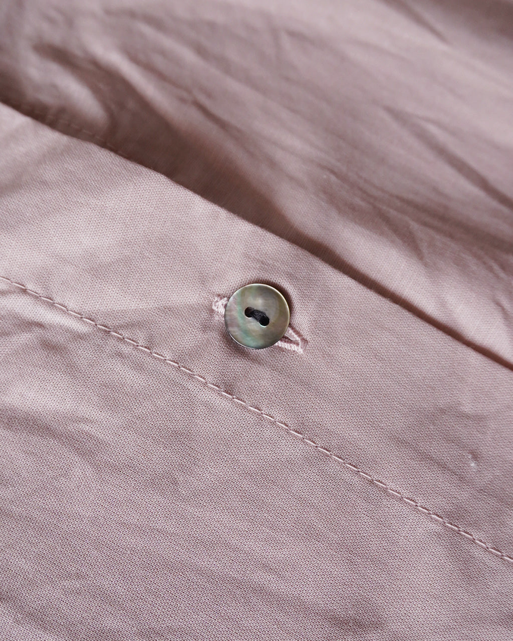 COTTON LINEN STAND COLLAR WIDE SHIRT 2-230149