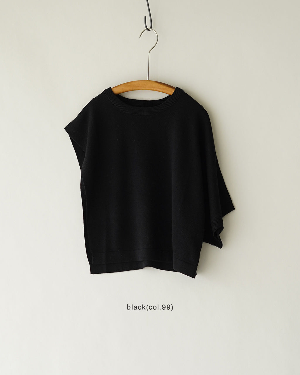 asymmetry crew neck P/O 3-220163