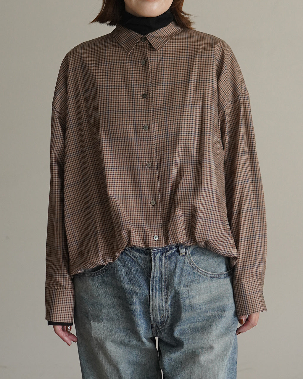 check long slv ballon shirt 3-230135
