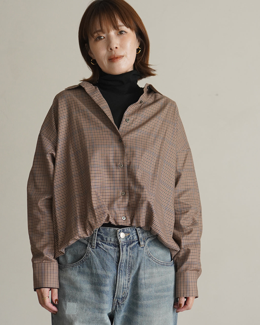 check long slv ballon shirt 3-230135