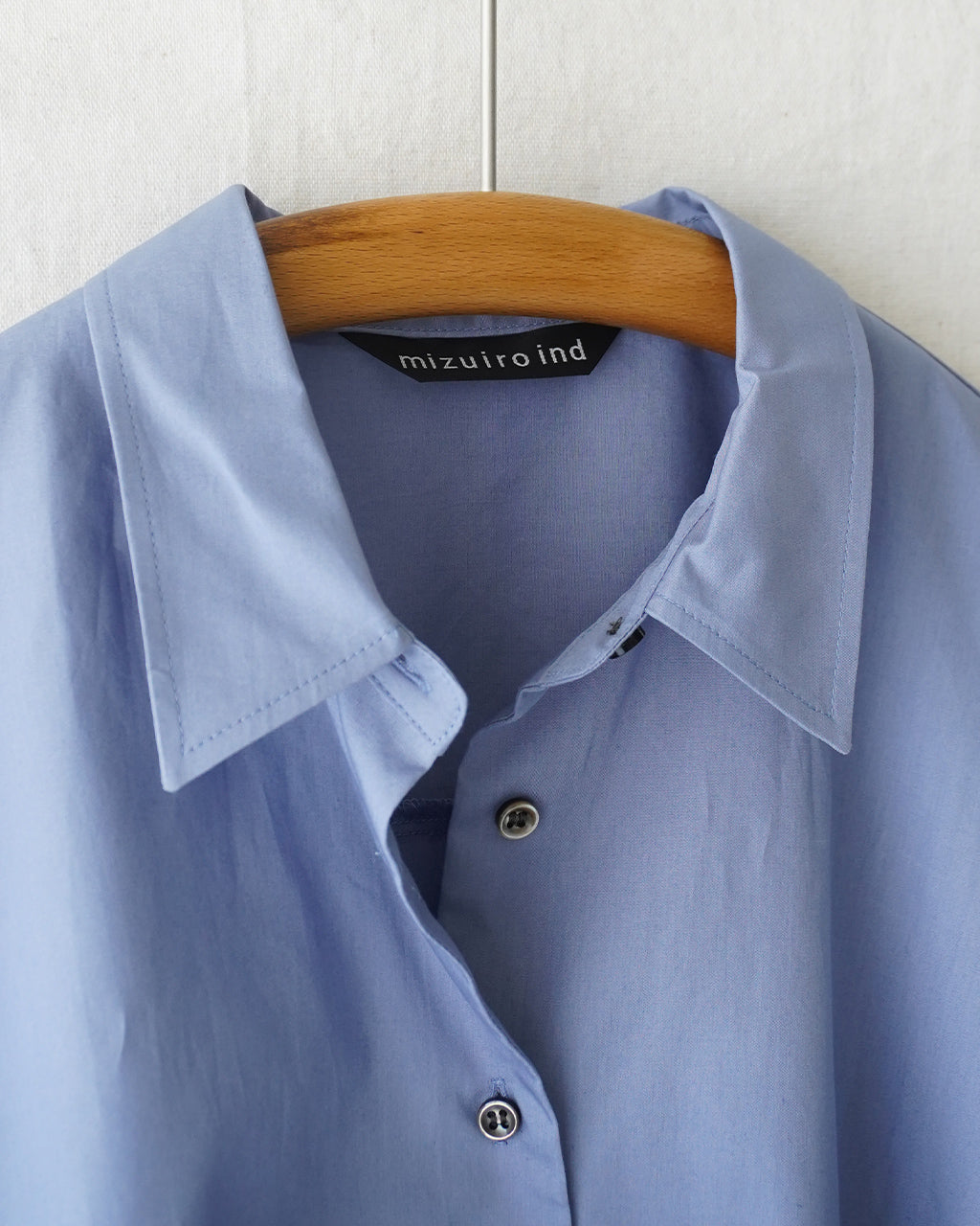 mizuiro ind ミズイロインド half slv balloon shirt ハーフスリーブ バルーン シャツ | Crouka(クローカ)