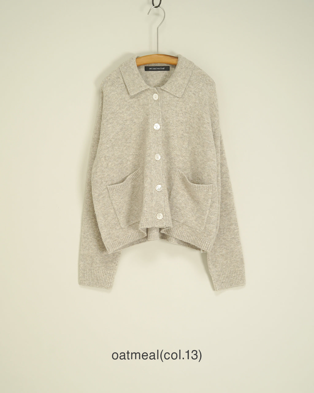 high neck shirt collar short C/D 3-220158