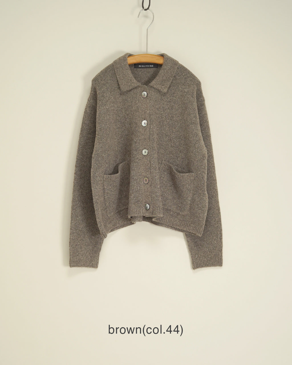 high neck shirt collar short C/D 3-220158