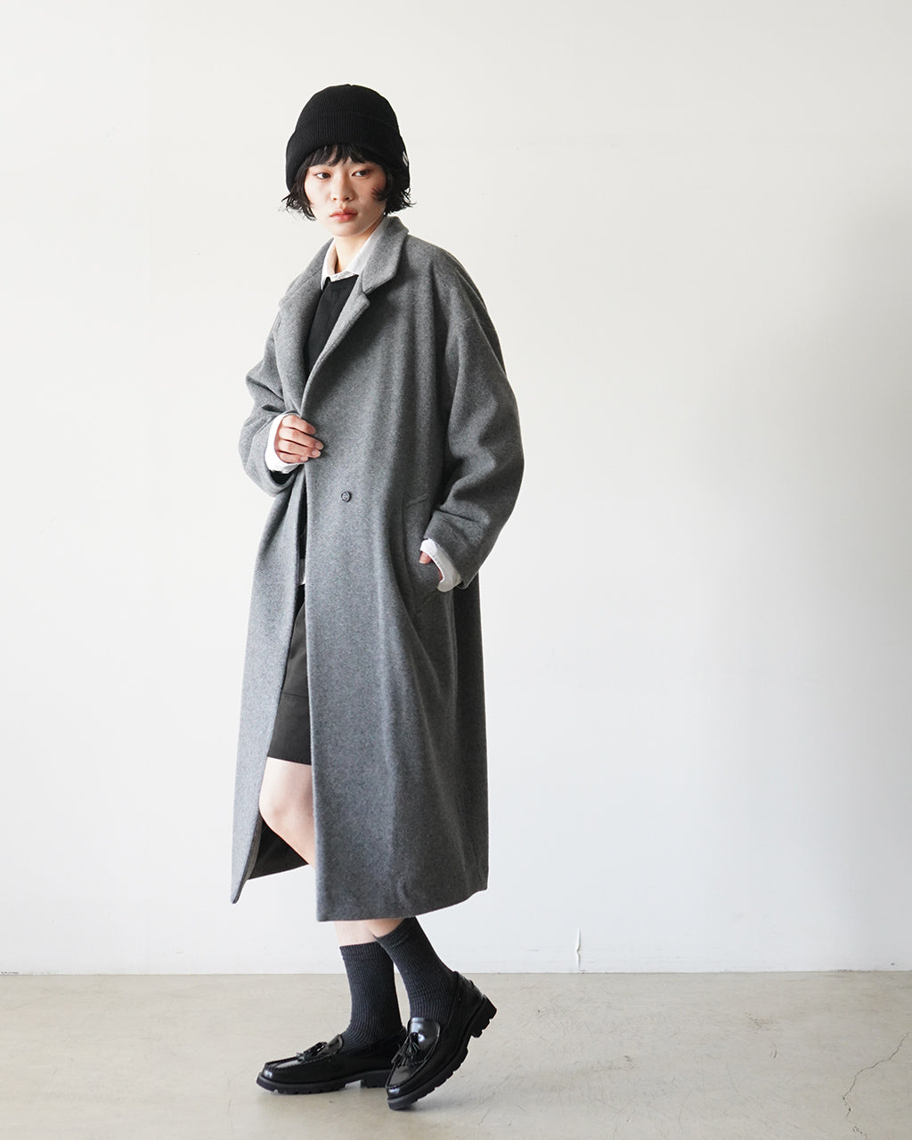 stand collar coat 3-270091