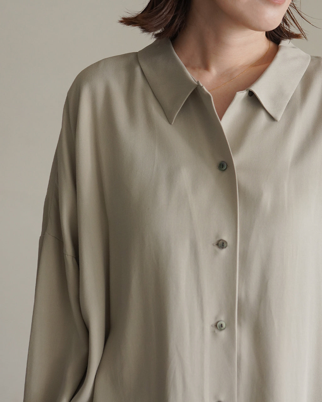 T/R wide tunic shirt shirt 3-230140