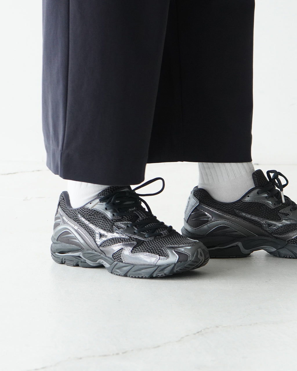 【SALE!20%OFF】MIZUNO SPORTSSTYLE ミズノ スポーツスタイル スニーカー ウェーブライダー 10 Wave Rider 10 メッシュ スポーツ ローカット シューズ D1GA243108