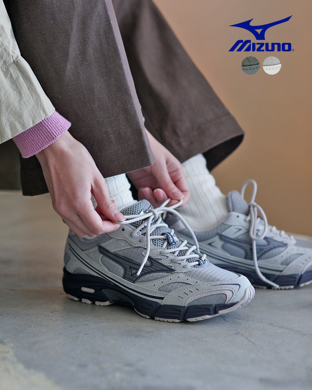 MIZUNO SPORTSSTYLE MXR 미즈노 스포츠 스타일 스니커 레이스 업 러닝 슈즈 신발 D1GA246806 D1GA246807【무료우송】