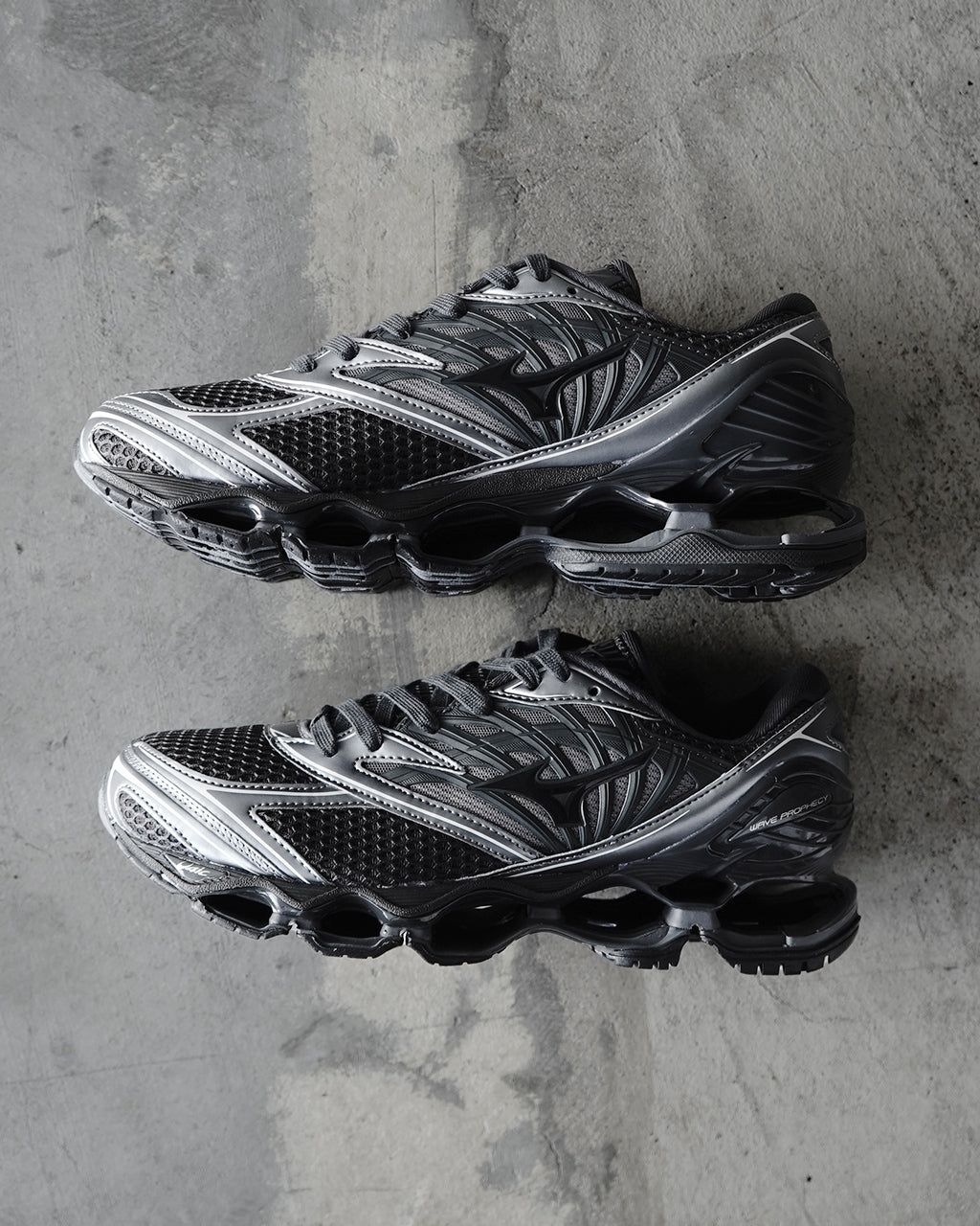 MIZUNO SPORTSSTYLE 미즈노 스포츠 스타일 스니커 WAVE PROPHECY LS 웨이브 프로페시 LS 레이스 업 슈즈 신발 D1GA251103【무료우송】