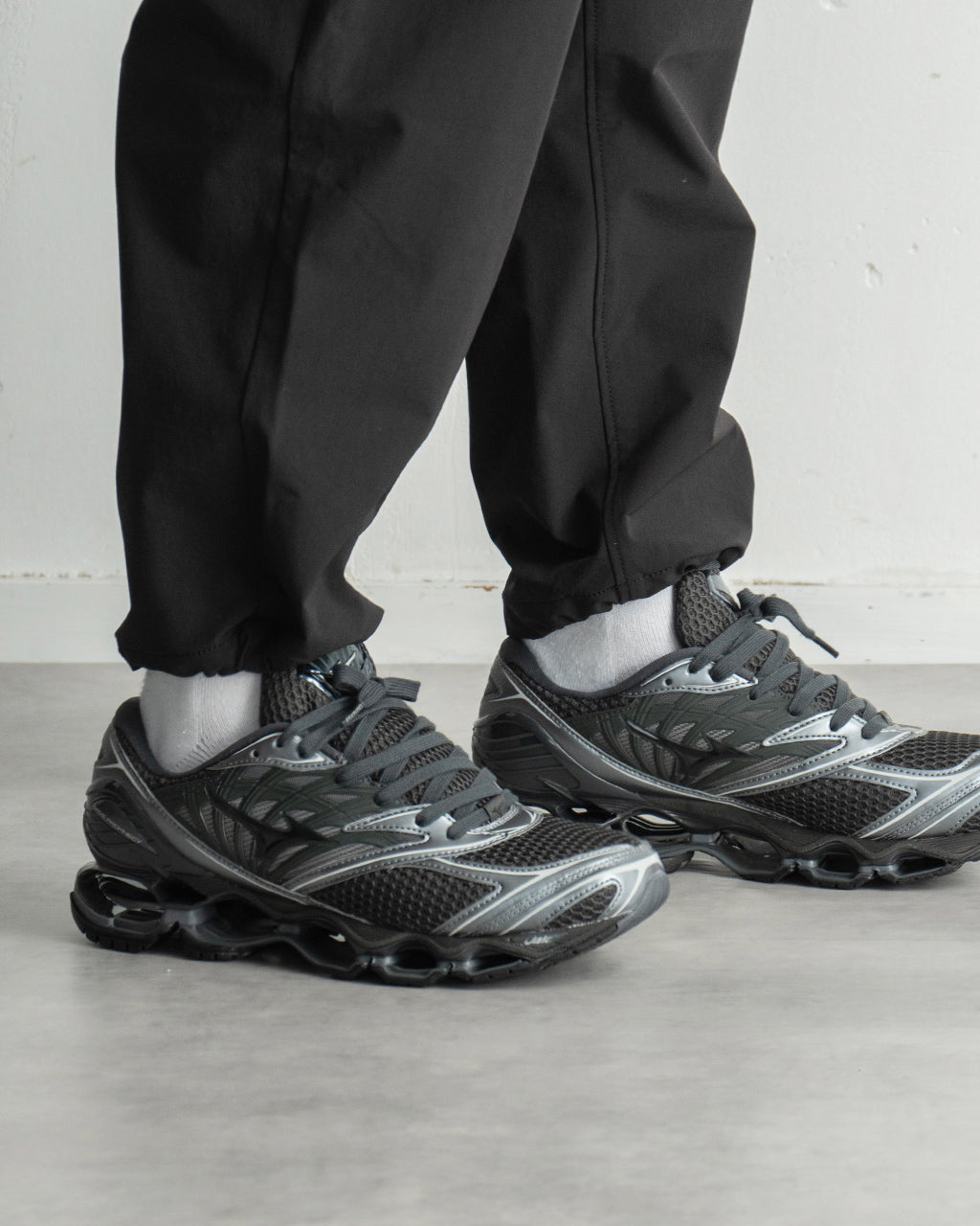 MIZUNO SPORTSSTYLE 미즈노 스포츠 스타일 스니커 WAVE PROPHECY LS 웨이브 프로페시 LS 레이스 업 슈즈 신발 D1GA251103【무료우송】