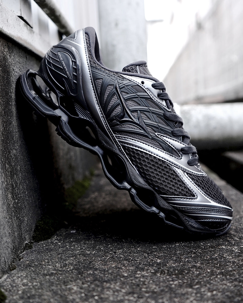 MIZUNO SPORTSSTYLE 미즈노 스포츠 스타일 스니커 WAVE PROPHECY LS 웨이브 프로페시 LS 레이스 업 슈즈 신발 D1GA251103【무료우송】