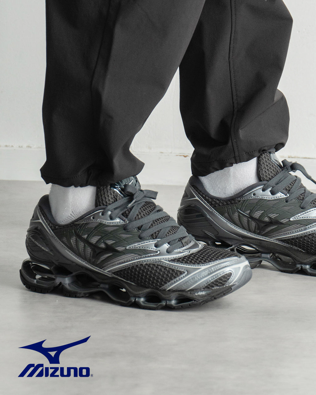 MIZUNO SPORTSSTYLE 미즈노 스포츠 스타일 스니커 WAVE PROPHECY LS 웨이브 프로페시 LS 레이스 업 슈즈 신발 D1GA251103【무료우송】