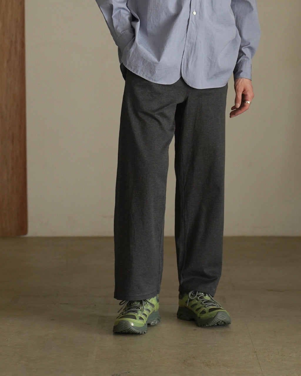 CREPE COTTON JERSEY EASY SLACKS M82-651NE