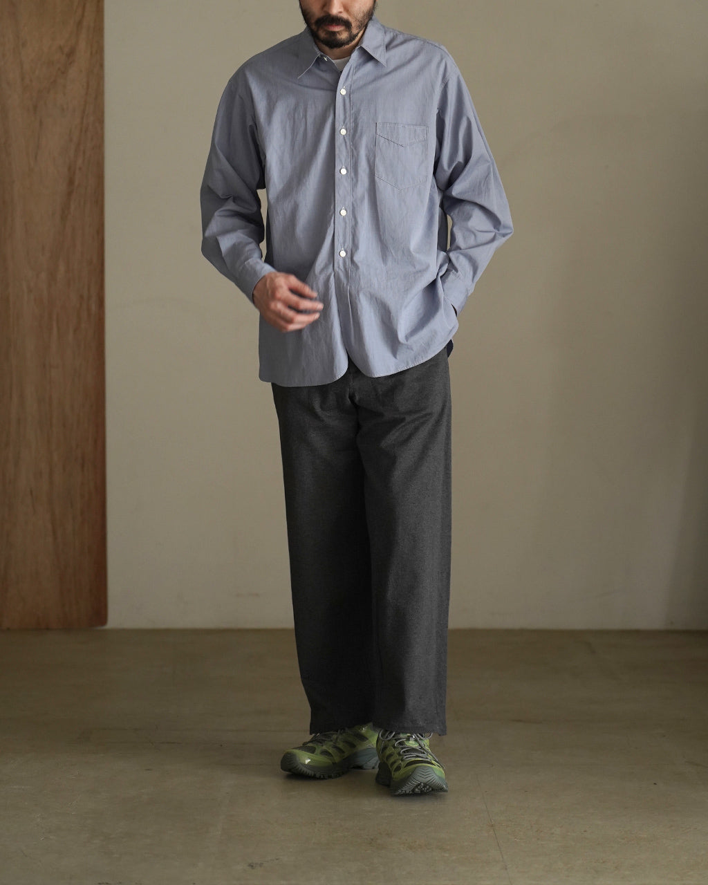 CREPE COTTON JERSEY EASY SLACKS M82-651NE