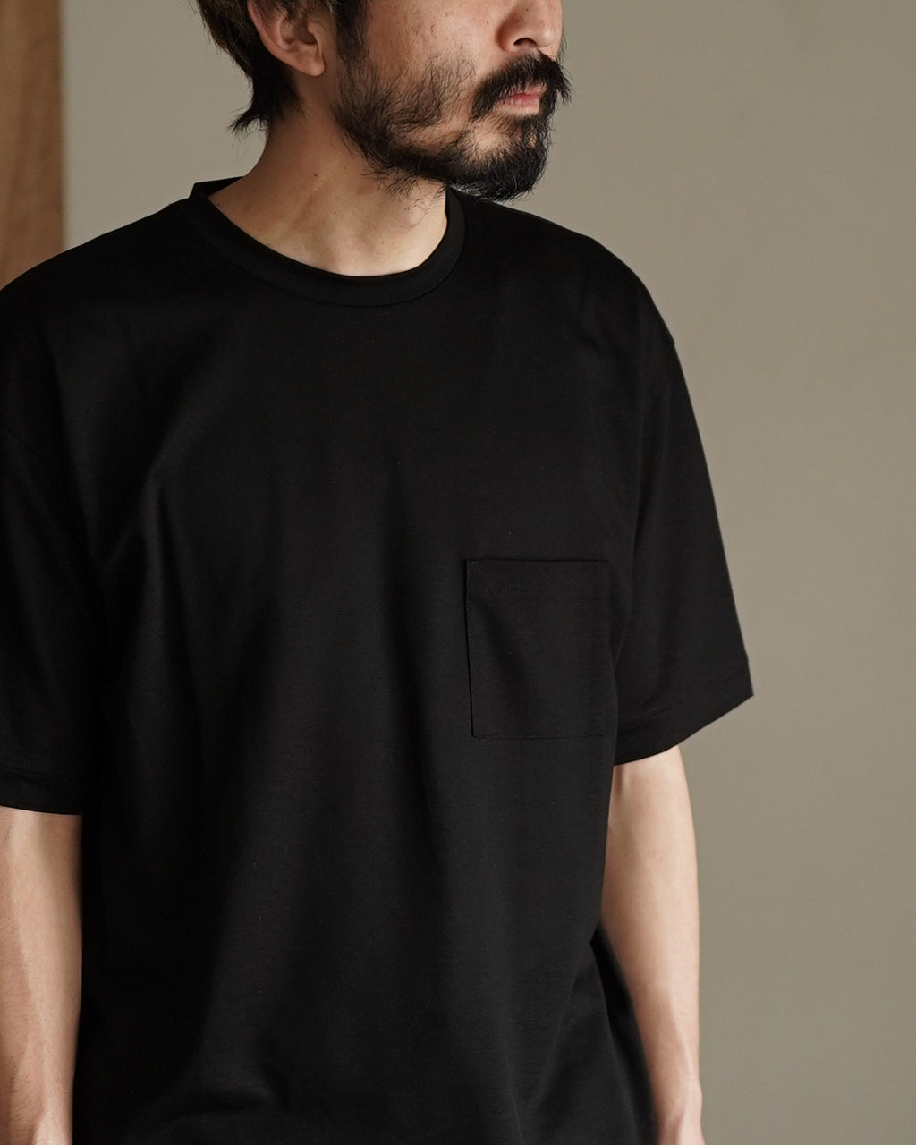 mocT LYOCELL JERSEY S/S POCKET TEE M64-120 ポケットTシャツ|Crouka(クローカ)