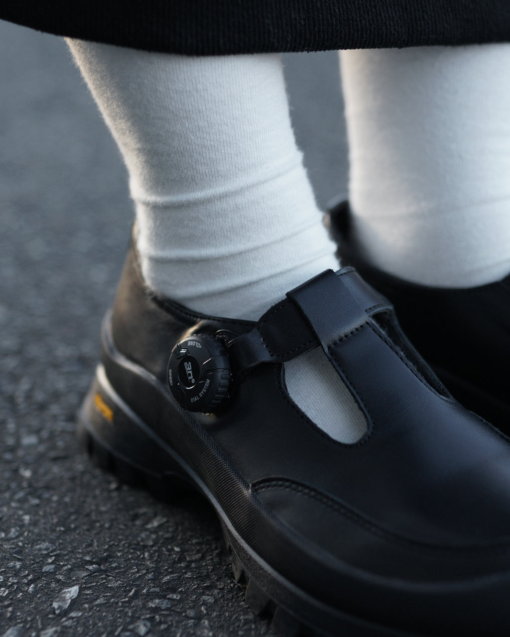 molle shoes 몰 슈즈 가죽 슈즈 프리락 T스트랩 슈즈 F/L T-STRAP 신발 MLS210301-17【무료우송】