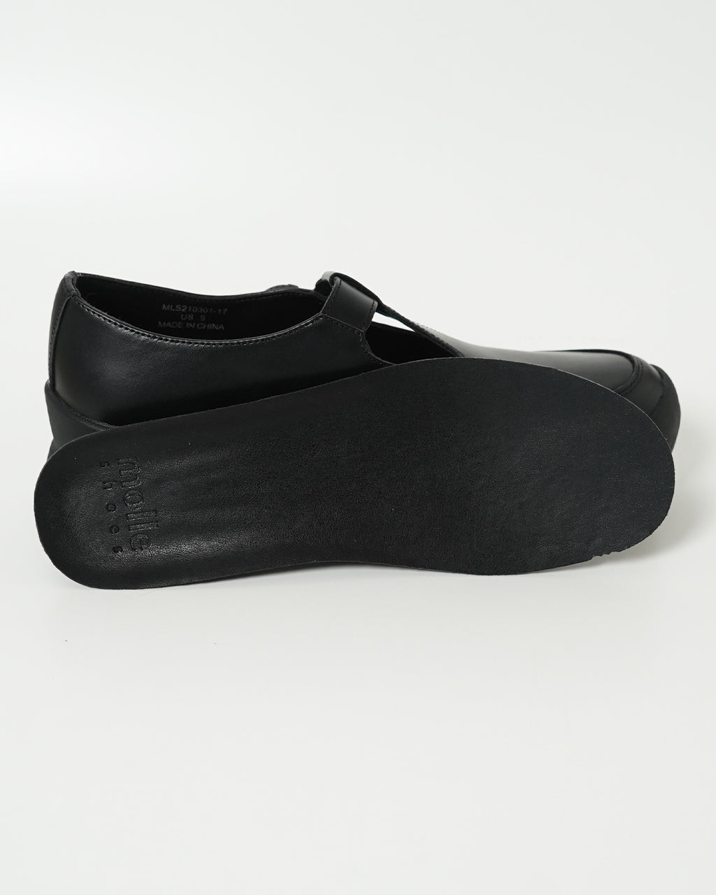 molle shoes 몰 슈즈 가죽 슈즈 프리락 T스트랩 슈즈 F/L T-STRAP 신발 MLS210301-17【무료우송】