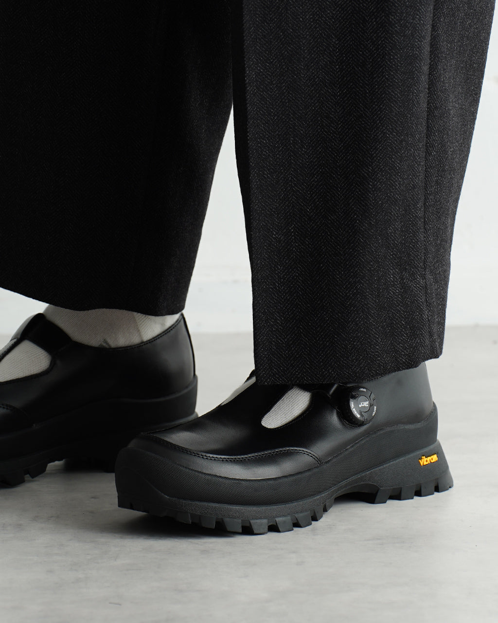 molle shoes 몰 슈즈 가죽 슈즈 프리락 T스트랩 슈즈 F/L T-STRAP 신발 MLS210301-17【무료우송】