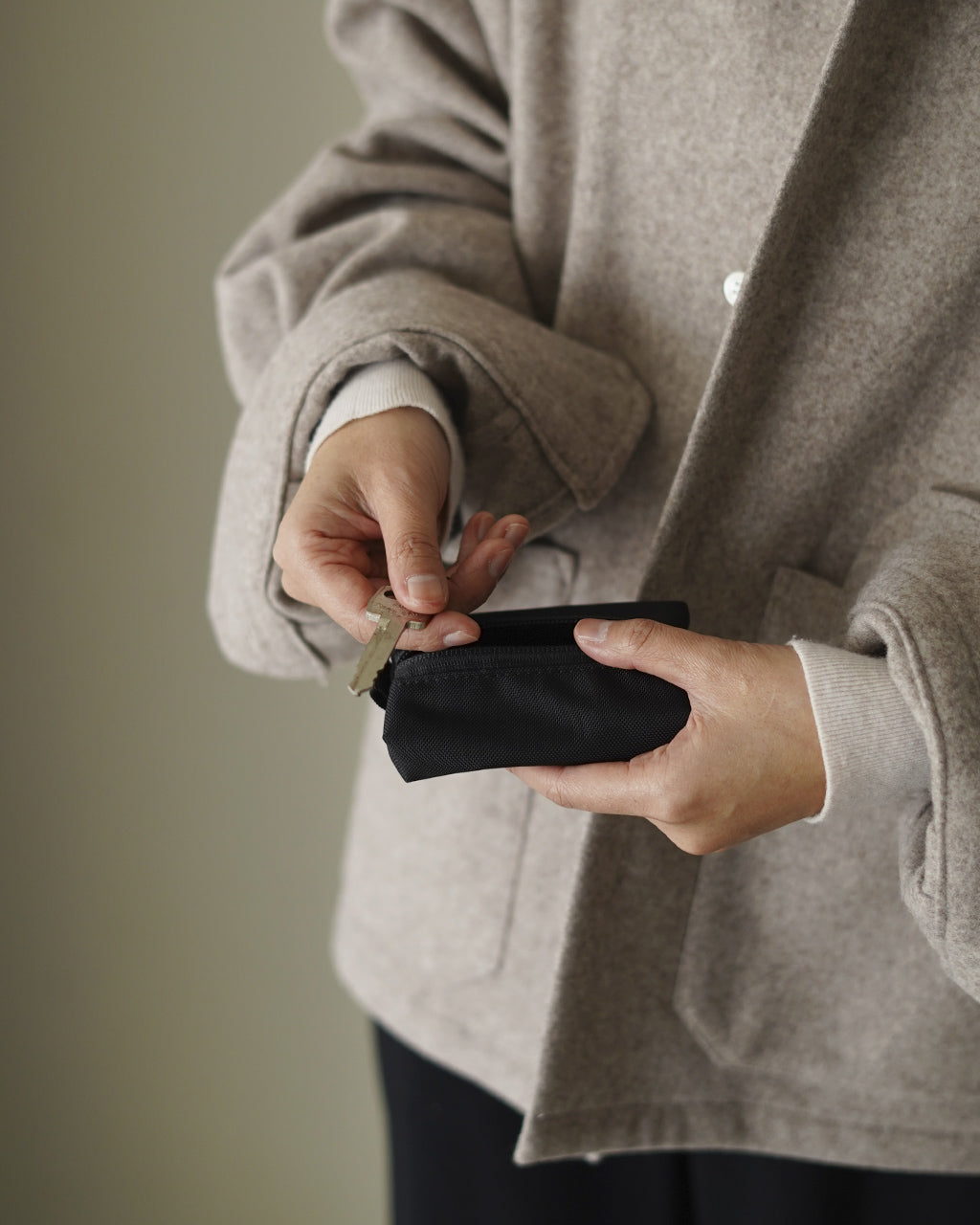 KEY POUCH STANDARD BLACK SD-9103-010