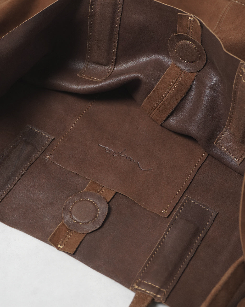 3WAY LARGE TOTE(L size)OIL SUEDE BROWN L-OBR-1