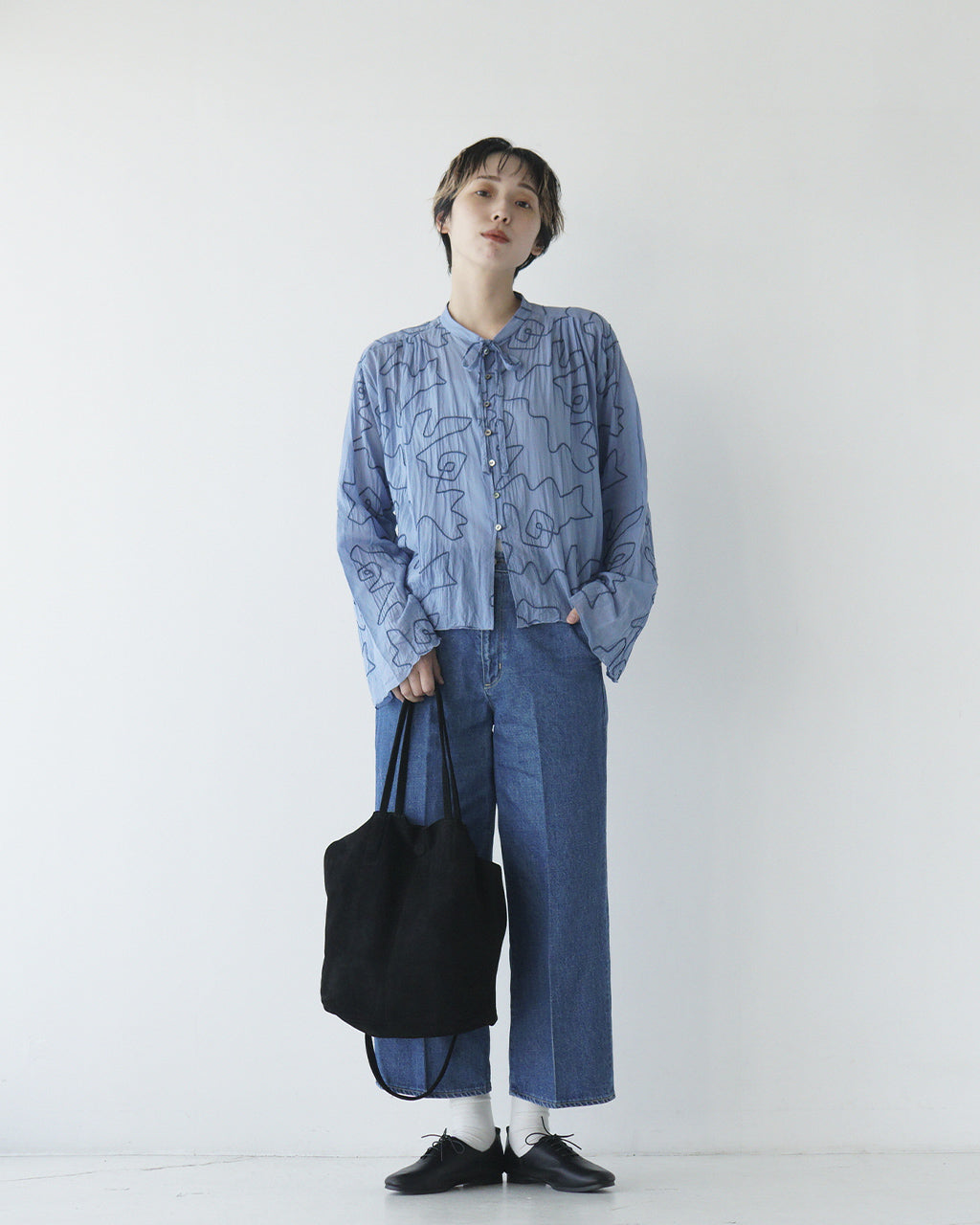 3WAY MIDIUM TOTE(M size)OIL SUEDE BLACK MS-OBLK-1 ML-OBLK-1