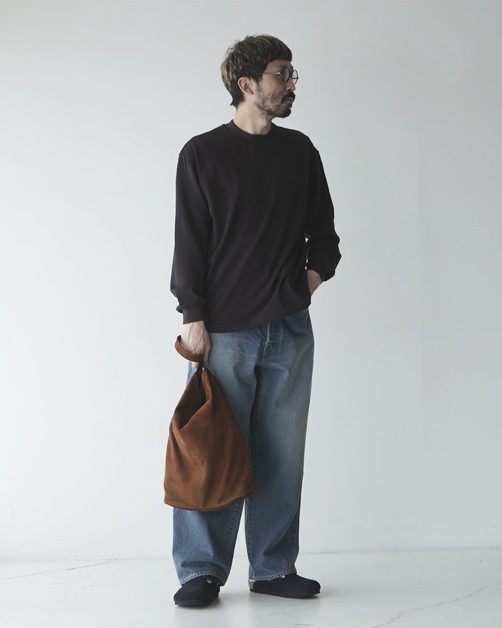 CYLINDER(L size)OIL SUEDE BROWN CYL-OBR-1