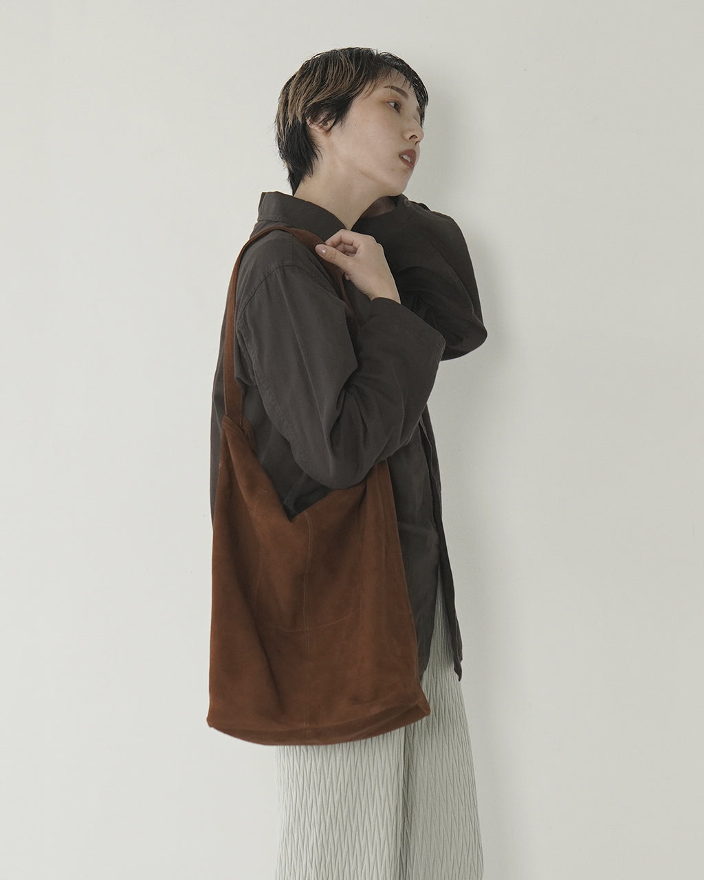Morphee モルフェ シリンダー ラージ トートバッグ オイルスエードブラウン CYLINDER (L size)OIL SUEDE BROWN CYL-OBR-1 【クーポン対象外】【送料無料】正規取扱店
