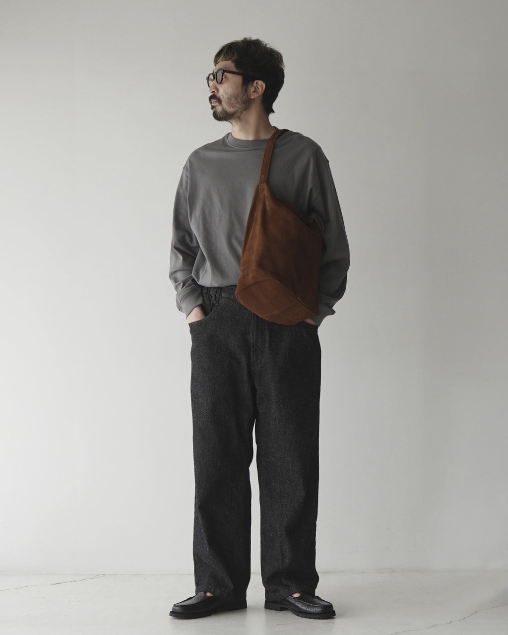 CYLINDER(M size)OIL SUEDE BROWN CYM-OBR-1