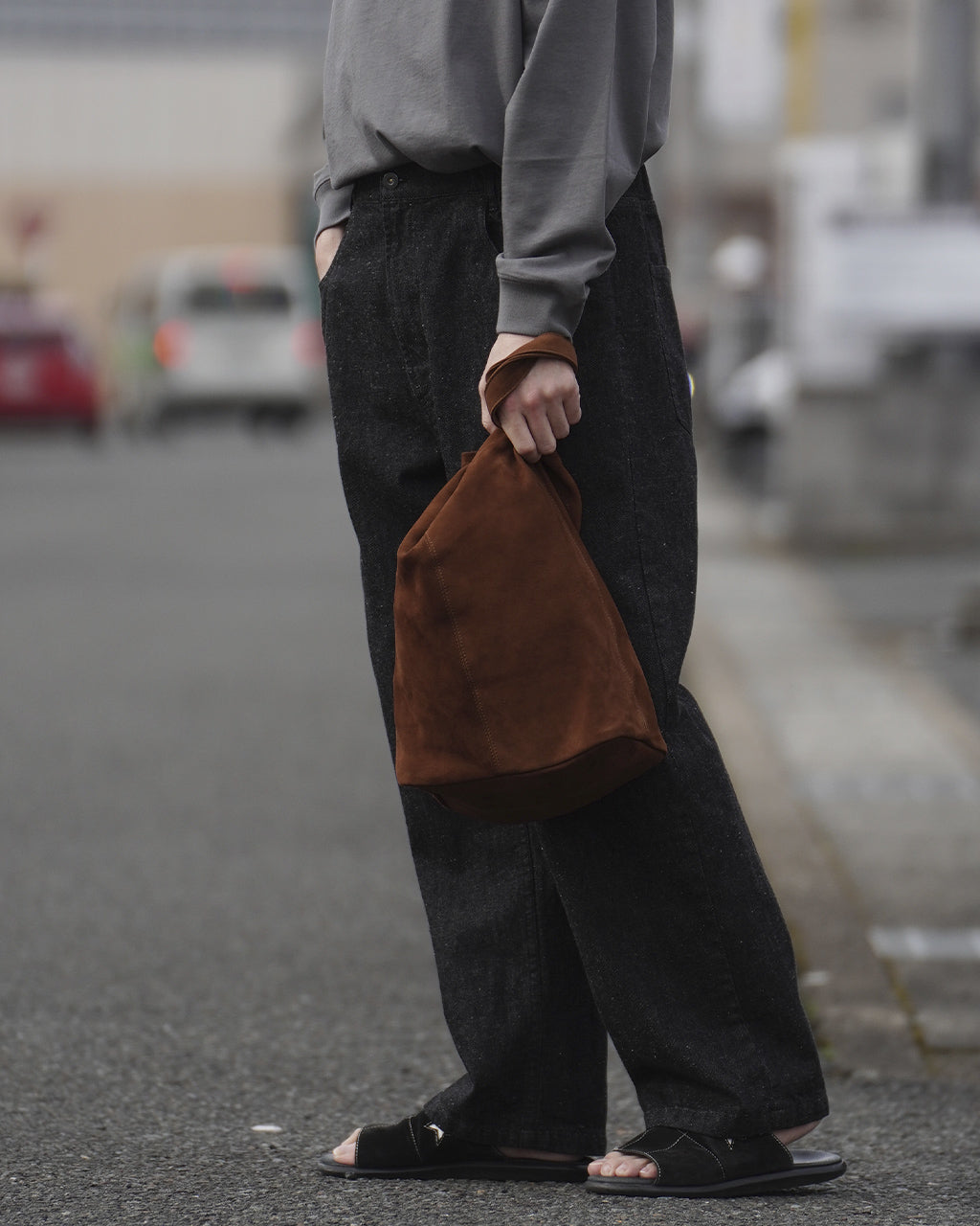 Morphee モルフェ シリンダー ミディアム トートバッグ オイルスエードブラウン CYLINDER (M size)OIL SUEDE BROWN CYM-OBR-1 【クーポン対象外】【送料無料】正規取扱店