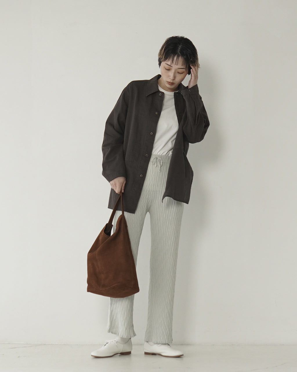 CYLINDER(M size)OIL SUEDE BROWN CYM-OBR-1