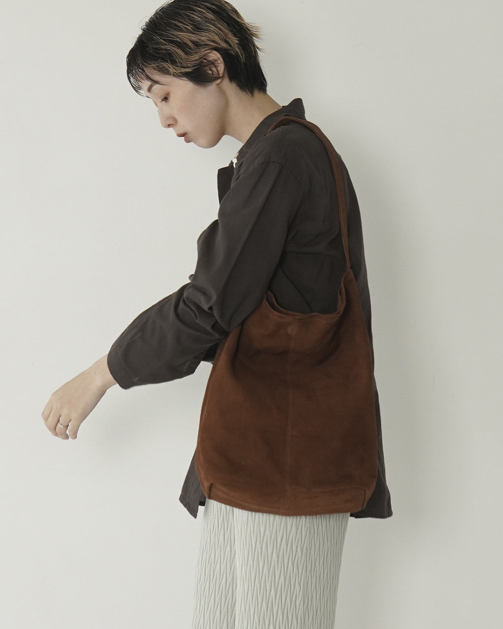 Morphee モルフェ シリンダー ミディアム トートバッグ オイルスエードブラウン CYLINDER (M size)OIL SUEDE BROWN CYM-OBR-1 【クーポン対象外】【送料無料】正規取扱店