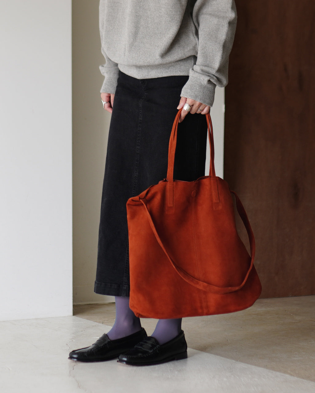 3WAY LARGE TOTE(SUEDE)