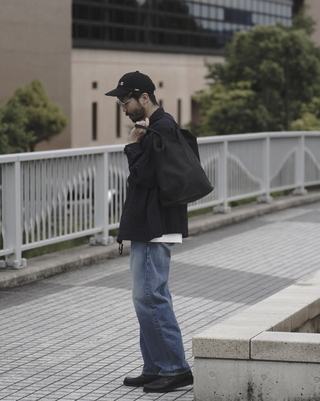 3WAY LARGE TOTE(L size) BLACK 3WAY L-BLK-1