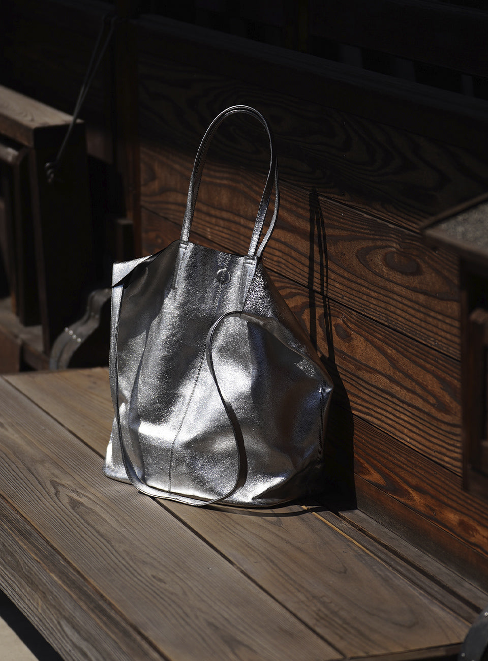 Morphee モルフェ 3WAY LARGE TOTE（L size）SILVER L-SIL-102