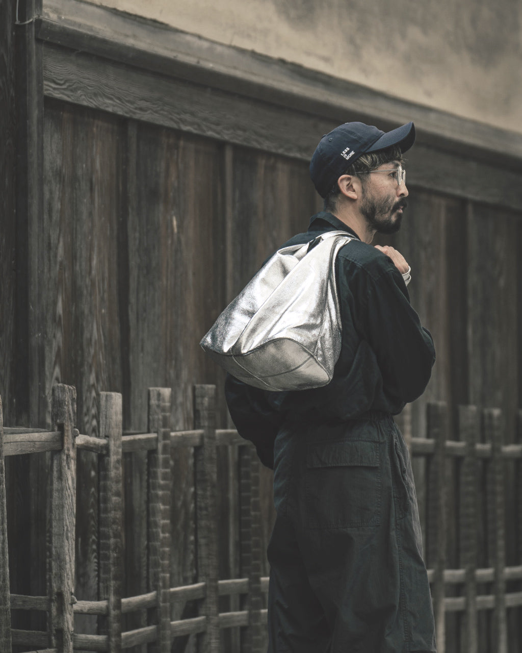 3WAY LARGE TOTE(L size)SILVER L-SIL-102